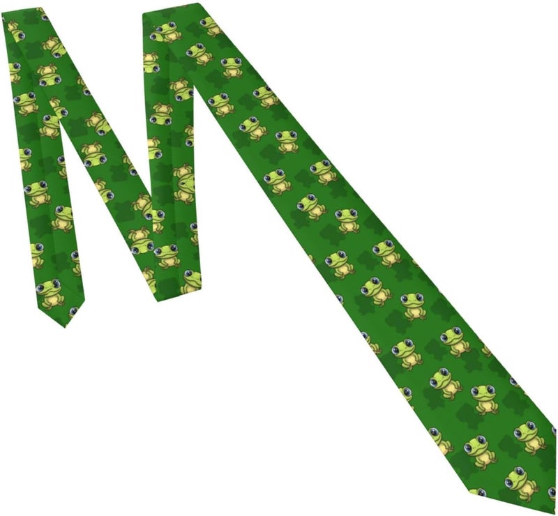 Yilad Tie for Men and Boy Novelty Fun Full Print Men's Necktie Skinny Fashion Narrow Wide - Image 3